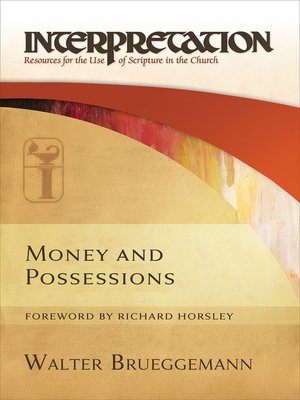 cover image of Money and Possessions